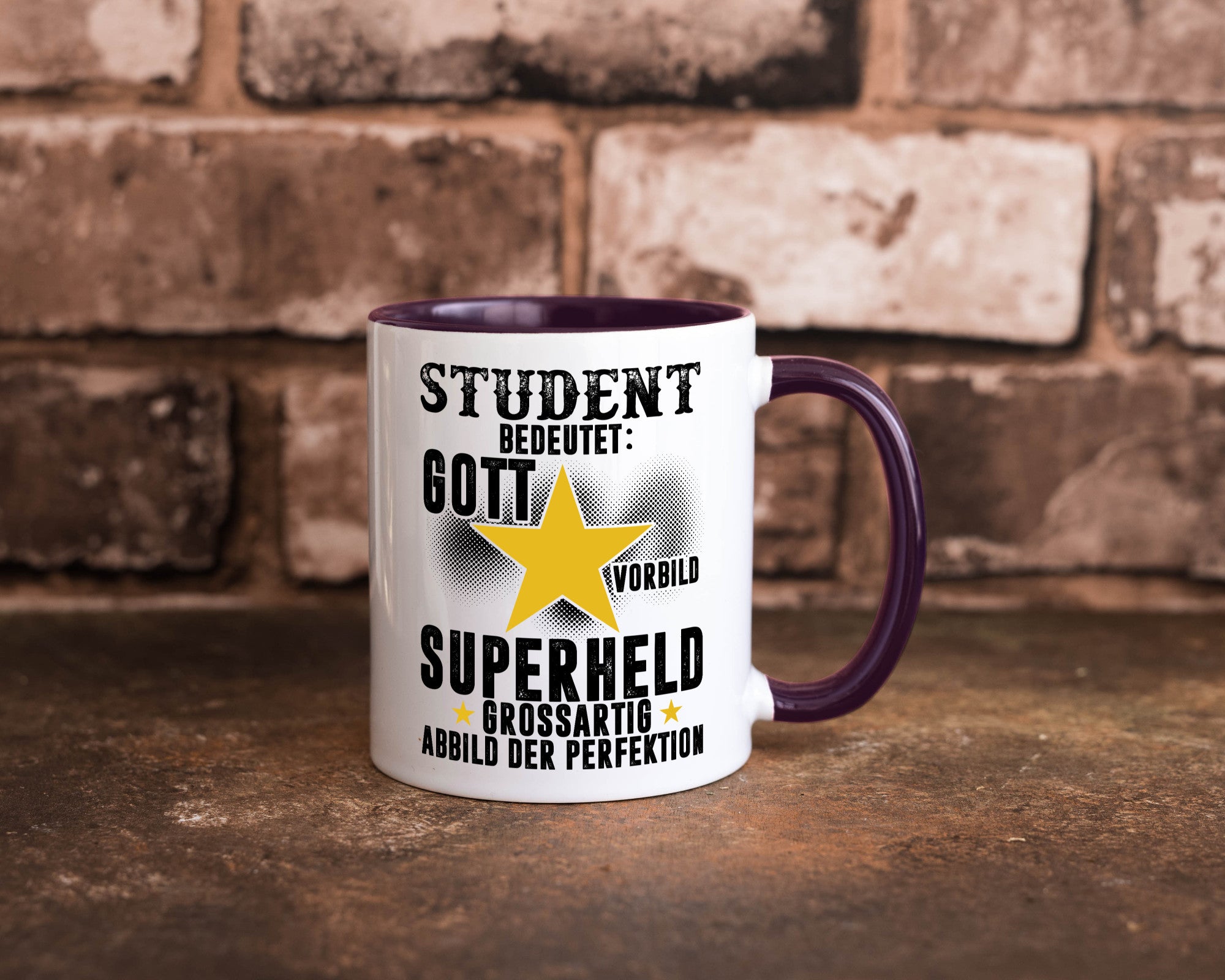 Bedeutung von Student | Universität Uni Studium Geschenkidee Humor Tasse