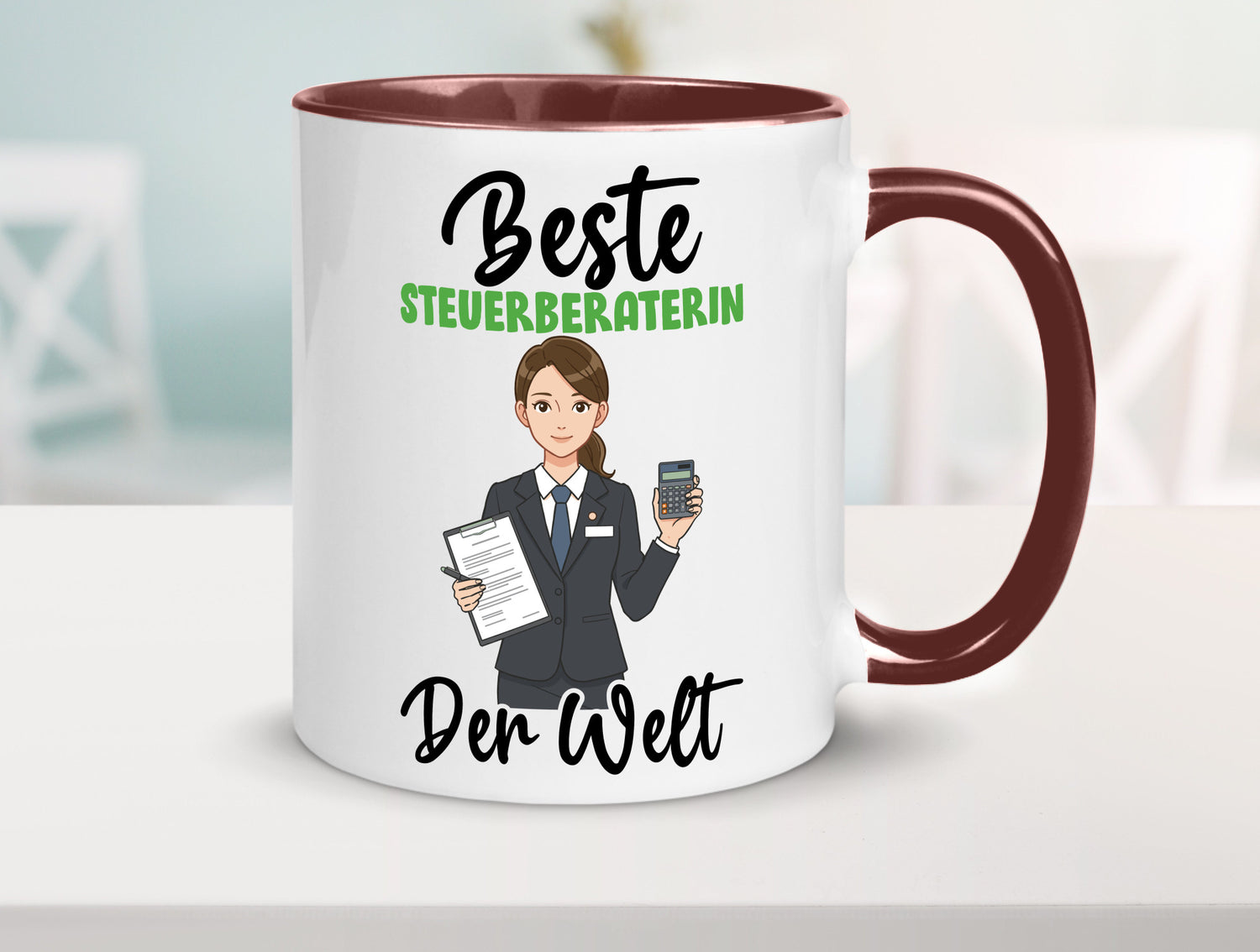 Beste Steuerberaterin | Steuer Beratung v2 Geschenkidee Humor Tasse