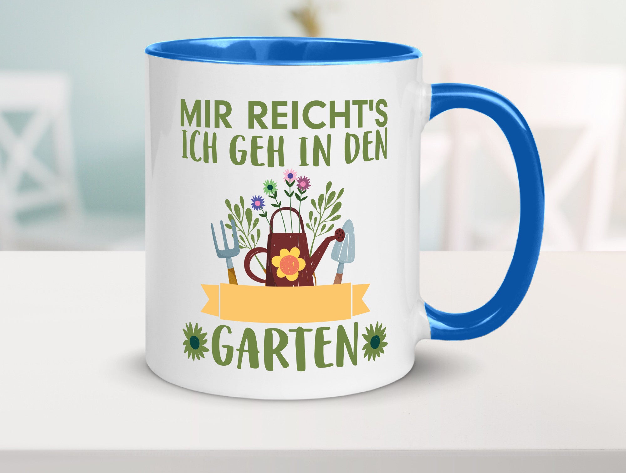 Ich geh in den Garten | Gärtner Tasse Gartenarbeit Humor Arbeit Kollegen Büro