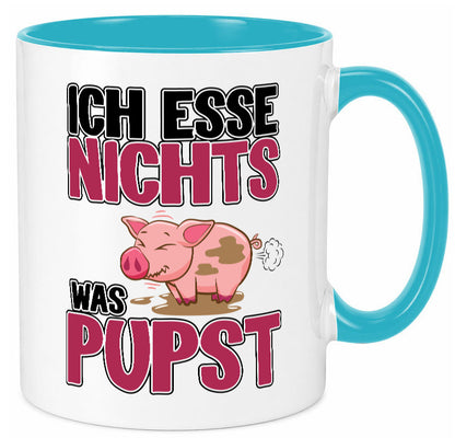 Ich esse nicht was Pupst lustiger Spruch Geschenk Humor Geschenkidee Tasse