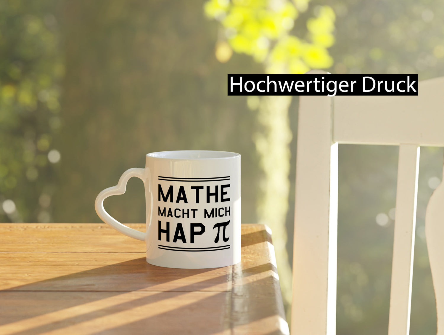 Mathe macht happy | Pi- Zeichen lustig Humor Geschenkidee Geschenk Tasse