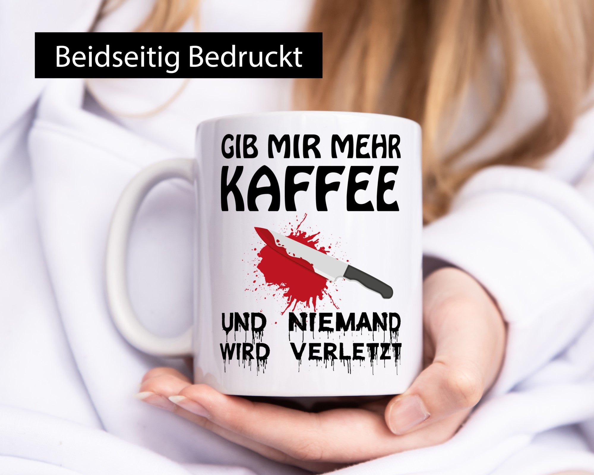 Gib mir mein Kaffee Geschenk Humor Geschenkidee lustiger Spruch Tasse