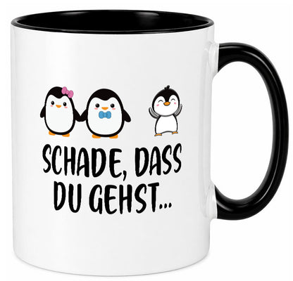 Schade das du gehst | Arbeitskollegen Arbeit Humor Kollegen Büro Geschenkidee Tasse