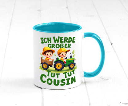 Ich werde Großer Cousin | Familie Bauer lustiger Spruch Geschenk Geschenkidee