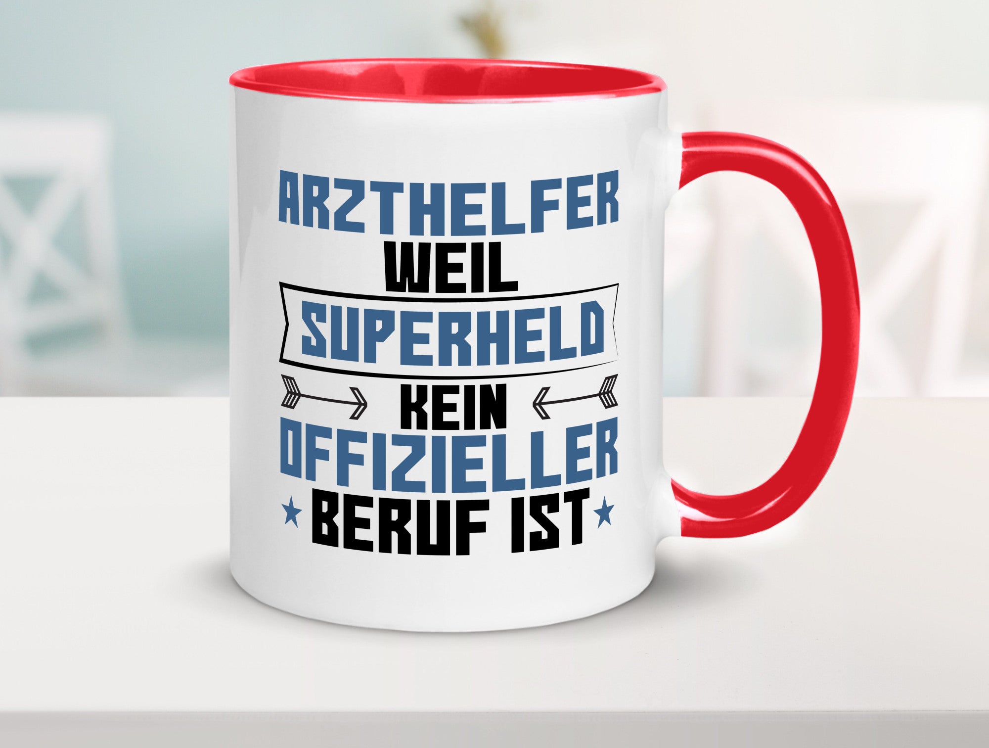 Superheld Arzthelfer | Fachangestellter Medizin Geschenk Humor Geschenkidee