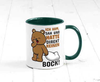 Direkt keinen Bock! | Büro Faultier Morgenmuffel Geschenk Arbeit Kollegen