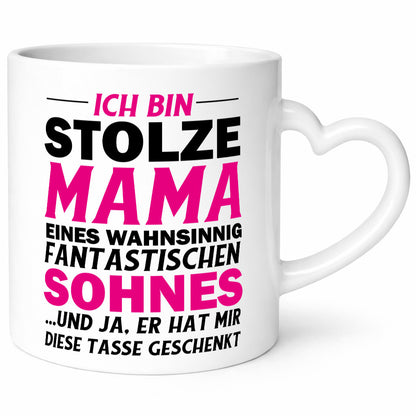 Stolze Mama Geschenkidee Familie Humor Tasse