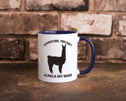 Adventure, Alpaca | Humor Geschenkidee Tasse