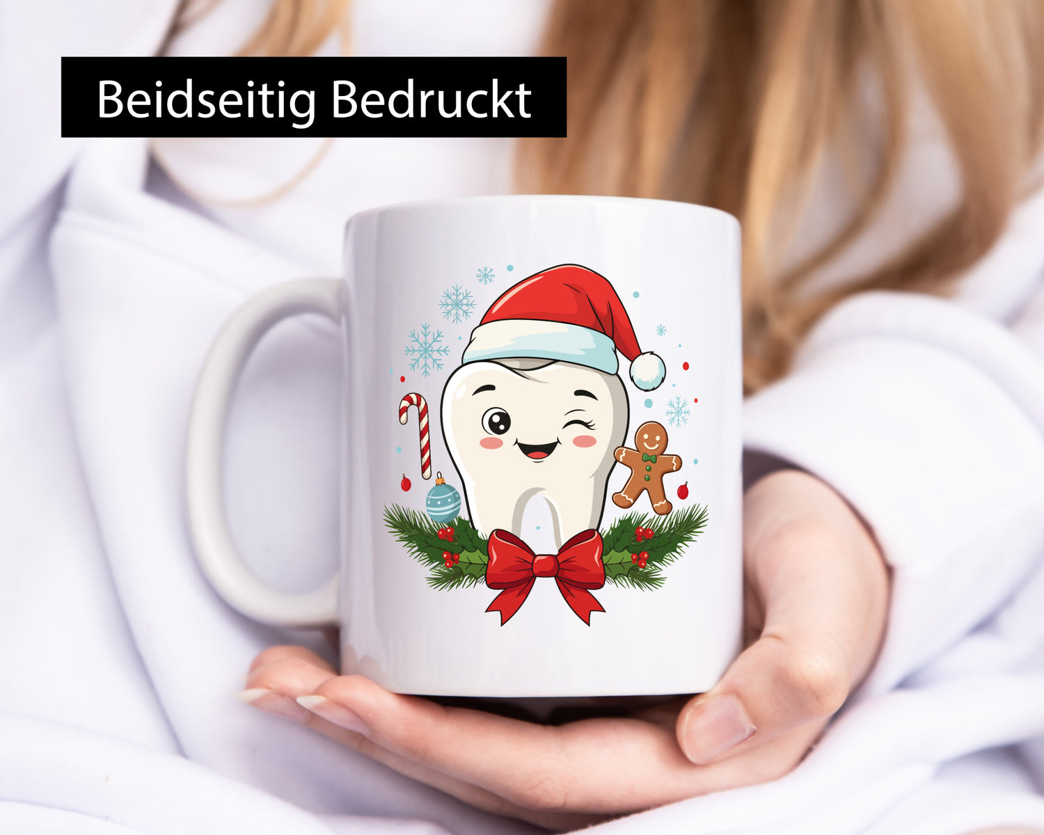 Weihnacht | Zahnarzt Advent Santa Zahn Geschenkidee Humor Tasse