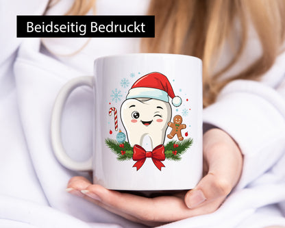 Weihnacht | Zahnarzt Advent Santa Zahn Geschenkidee Humor Tasse