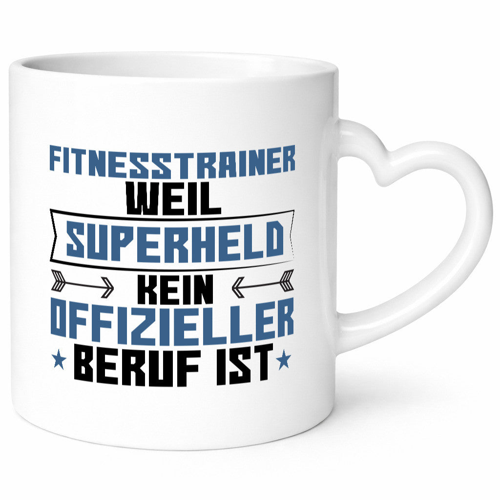 Superheld Fitnesstrainer | Personal Trainer Sport Geschenkidee Humor Tasse