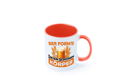 Bier förmte diesen Körper | bierliebhaber v2 Humor Geschenkidee Tasse