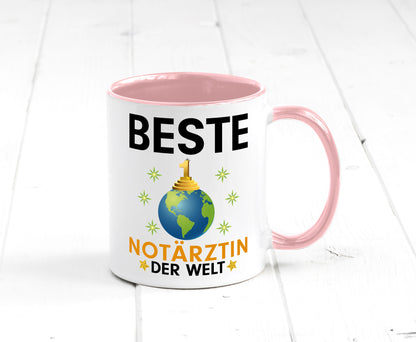 Welt Beste Notärztin | Ärztin lustig Humor Geschenkidee Geschenk Tasse