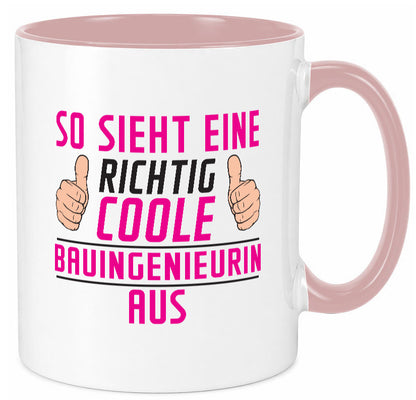 Richtig Coole Bauingenieurin | Ingenieurin lustig Humor Geschenkidee Geschenk