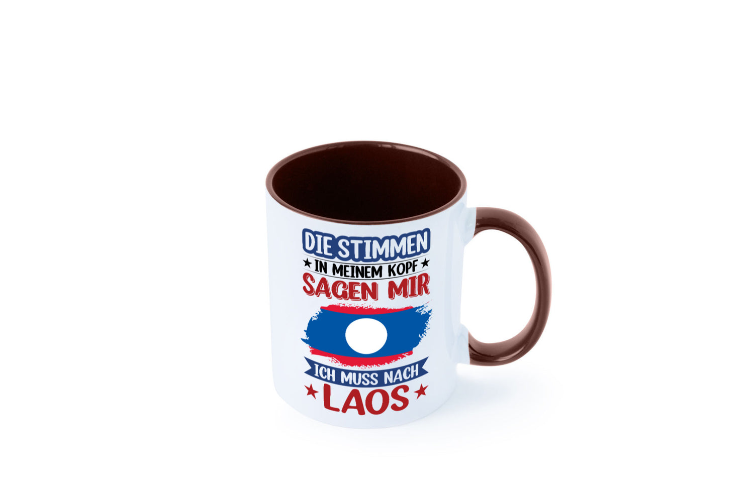 Laos | Urlaub Stimmen in meinem Kopf Traumland lustig Humor Geschenkidee