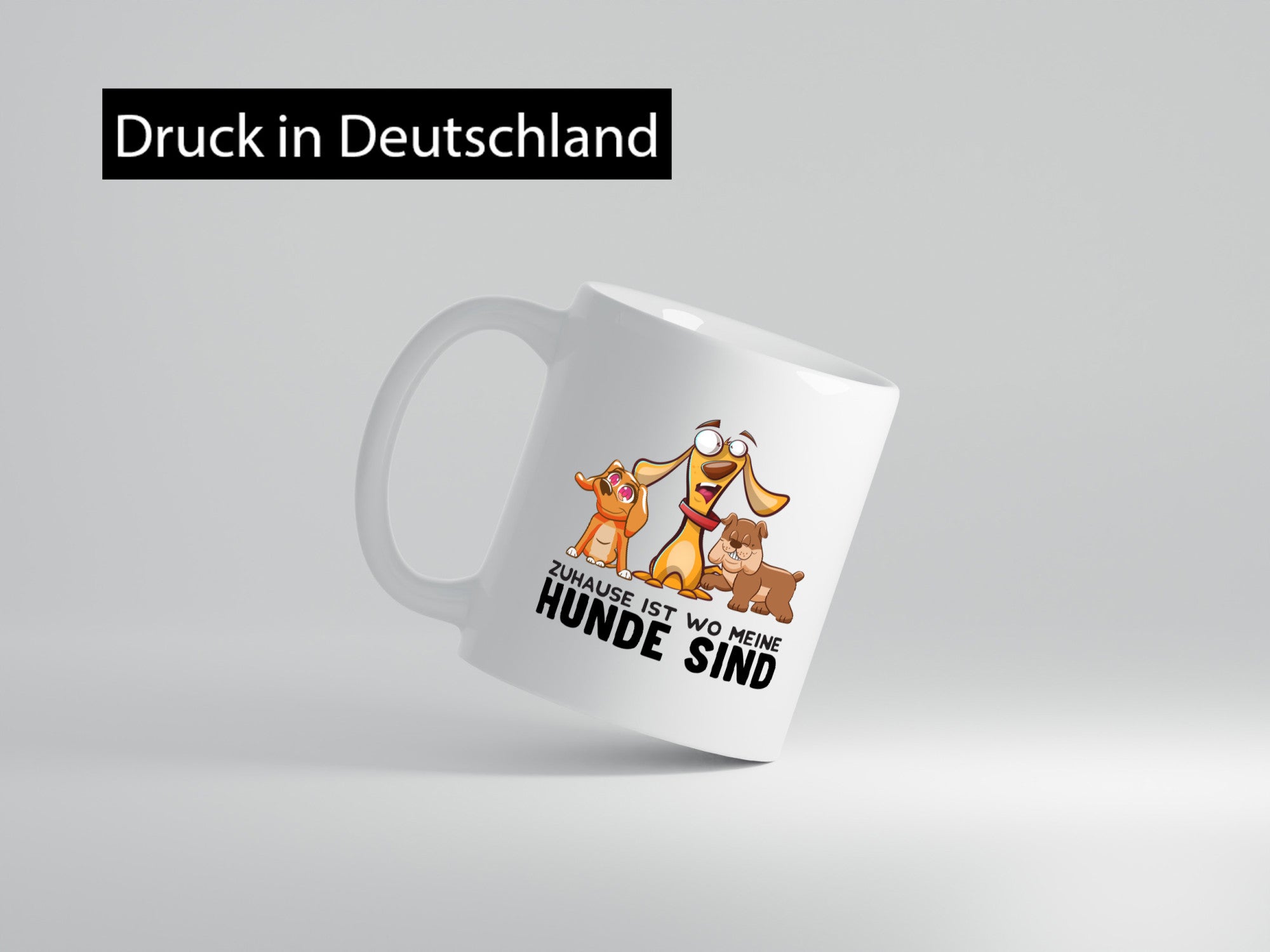 Meine Hunde | Spruchtasse lustige Hundetasse Motiv Geschenk Tierliebhaber Humor