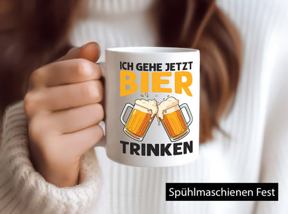 Ich gehe jetzt Bier Trinken | Biertrinker Bierliebhaber v2 Geschenkidee Humor