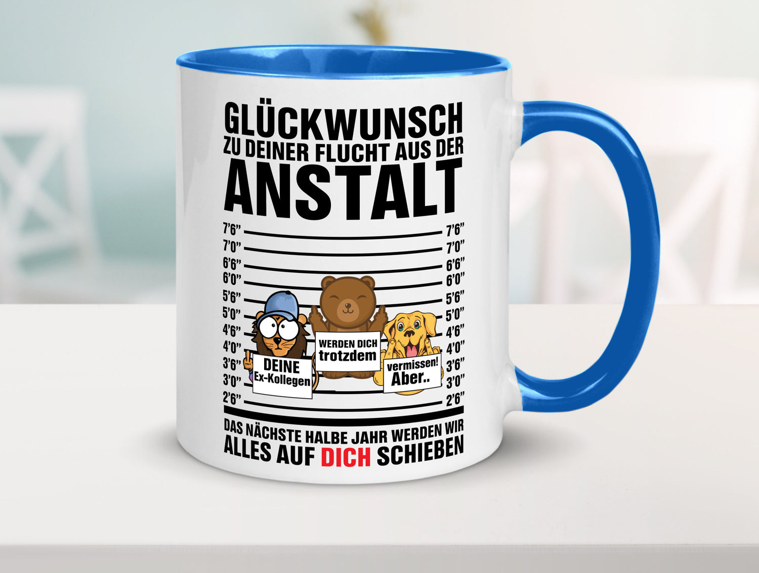 Glückwunsch zur Flucht | Arbeitskollegen Berufswechel Humor Arbeit Kollegen