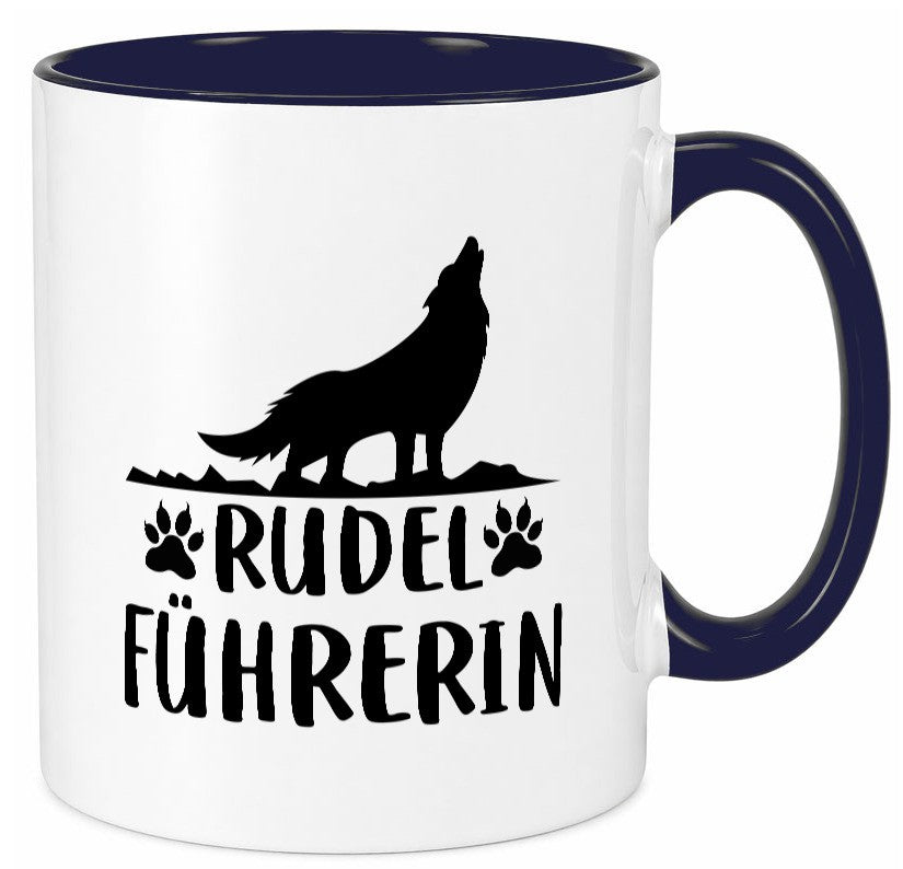 Rudelführerin | Frauen Tasse Hundebesitzerin Hund lustiger Spruch Geschenk