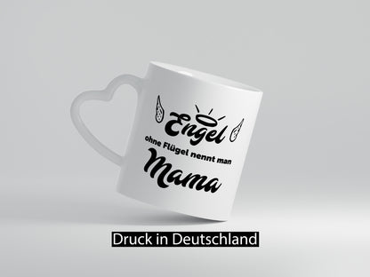 Engel ohne Flügel nennt man Mama | Muttertag Bester lustiger Spruch Geschenk