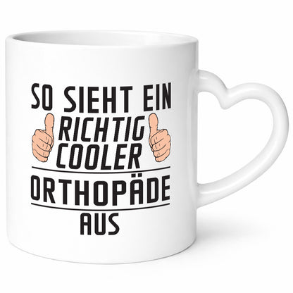 Richtig Cooler Orthopäde | Orthopädie lustig Humor Geschenkidee Geschenk Tasse