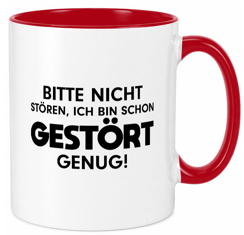 Bitte nicht stören | ich bin gestört Crazy lustig Humor Geschenkidee Geschenk