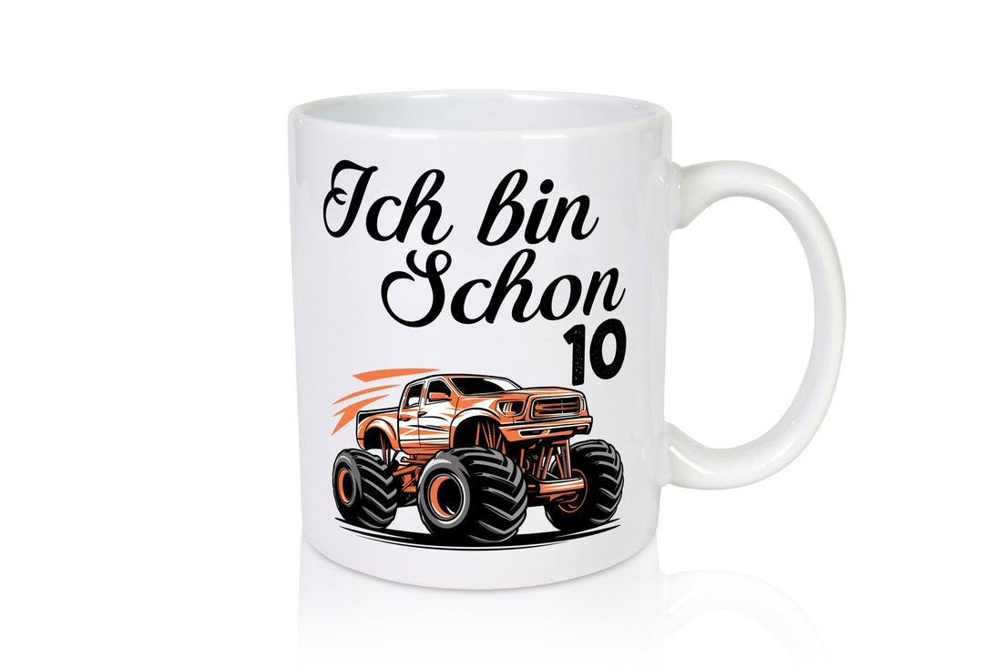 10. Geburtstag | Monster truck 10 Jahre Geschenkidee Humor Tasse