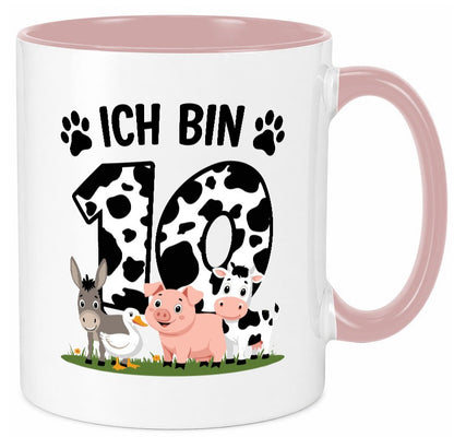 10 Geburtstag | Jahre Farmer Kind lustiger Spruch Geschenk Geschenkidee Tasse