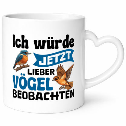 Vögel beobachten | Vogel lustig Humor Geschenkidee Geschenk Tasse