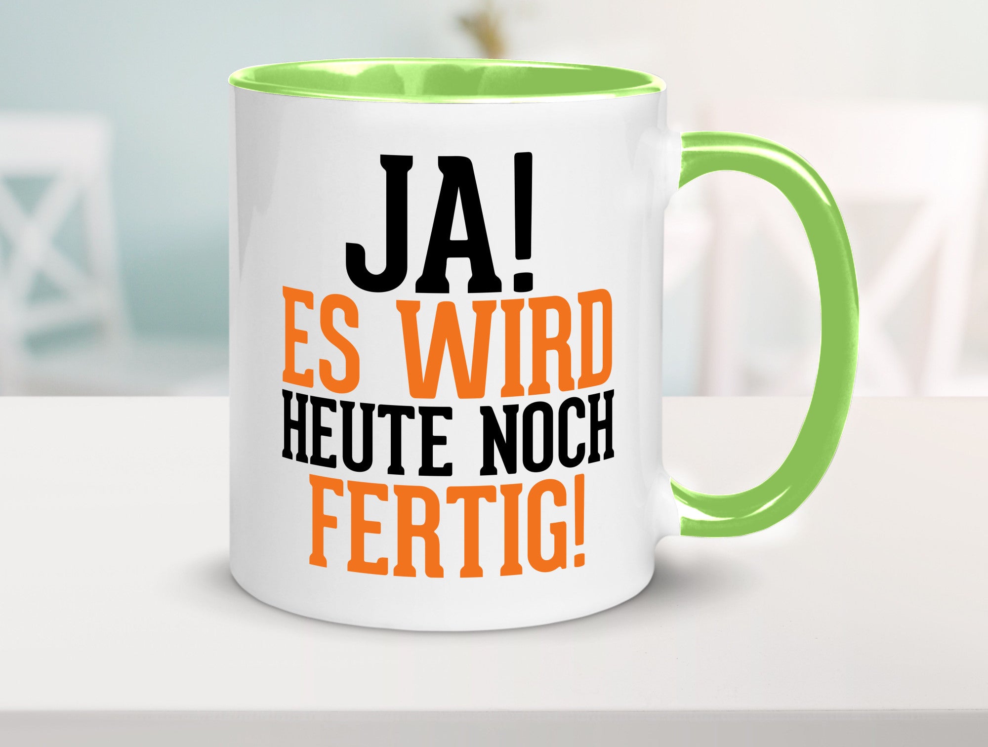 Ja es wird heute noch fertig | Arbeit Kollegen Werkstatt Humor Büro