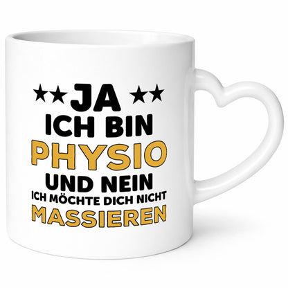 Ich bin Physio | lustige Spruch Tasse Physiotherapeut Geschenkidee Humor