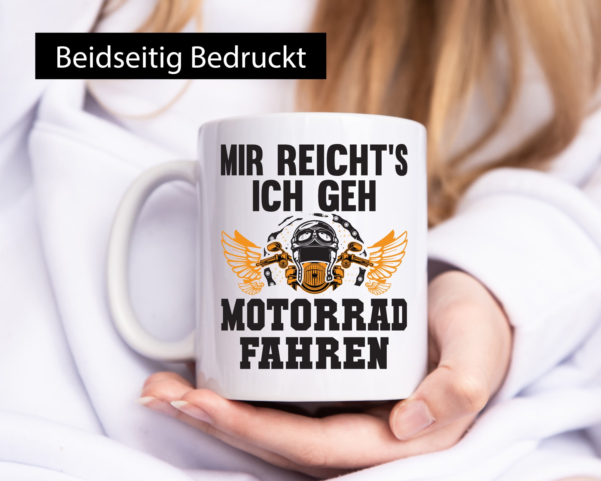Motorrad Fahrer | Biker 2 rad lustiger Spruch Geschenk Humor Geschenkidee Tasse