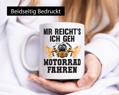 Motorrad Fahrer | Biker 2 rad lustiger Spruch Geschenk Humor Geschenkidee Tasse