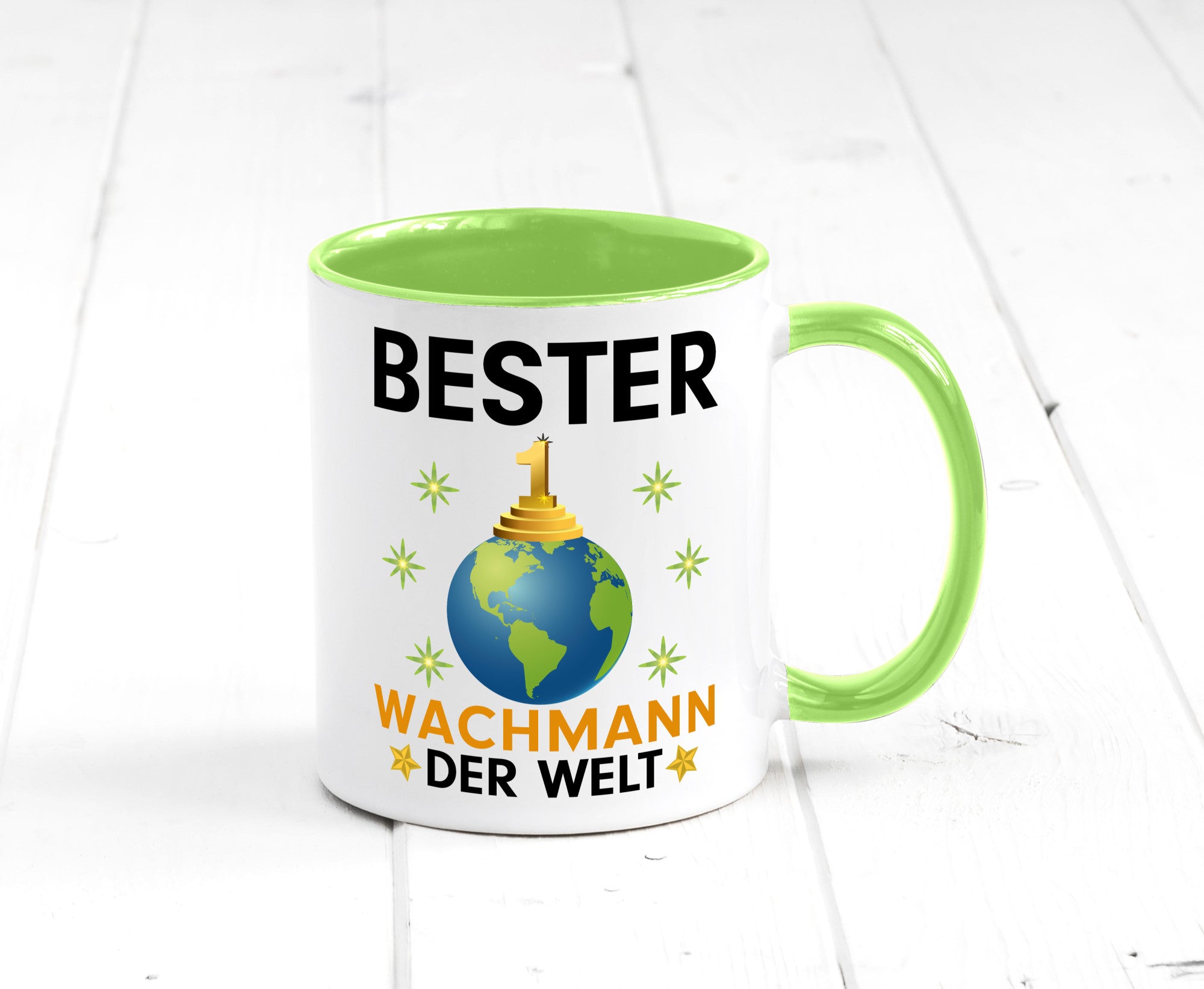 Welt Bester Wachmann | Wachpersonal Nachtwächter Humor Geschenkidee Tasse