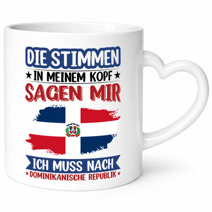 Dominican Republic | Holiday Voices in my Head Funny Gift Idea Mug