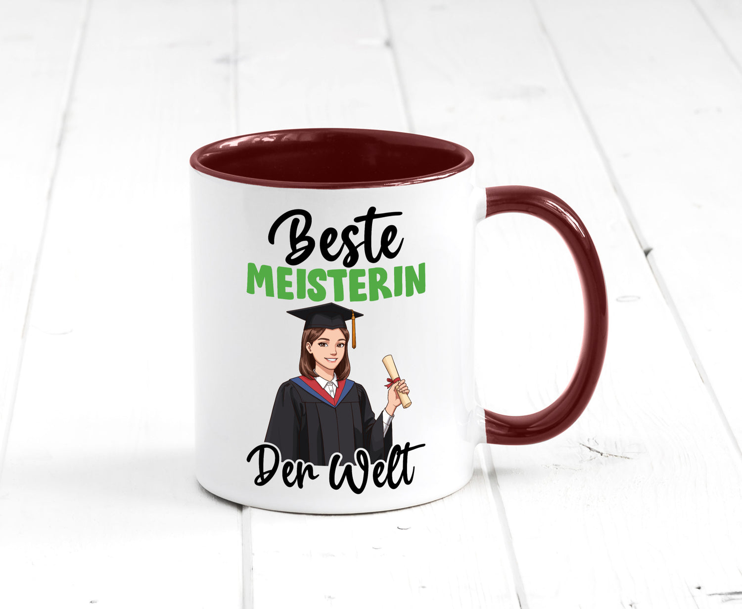Beste Meisterin | Meisterbrief v2 Geschenk Humor Geschenkidee lustiger Spruch
