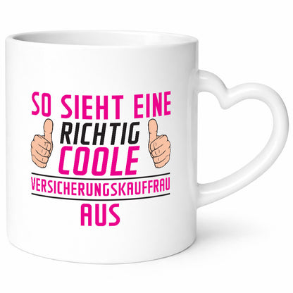 Richtig Coole Versicherungskauffrau | Kauffrau lustiger Spruch Geschenk Humor
