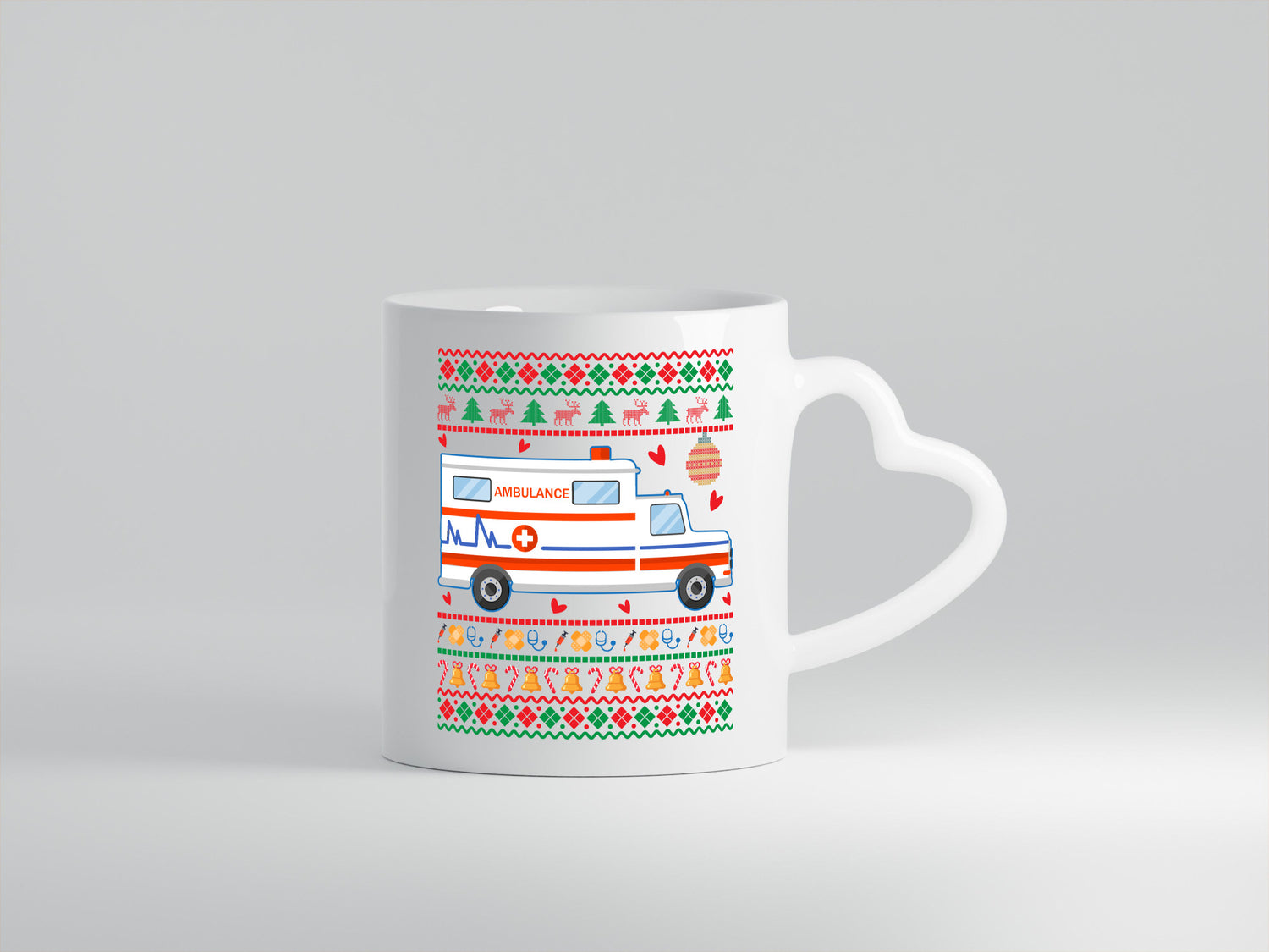 Krankenwagen | Ugly Christmas Emergency lustig Humor Geschenkidee Geschenk Tasse