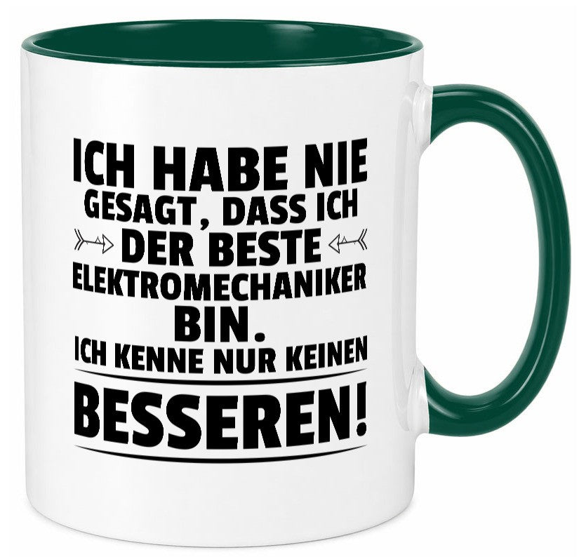 Der Beste Elektromechaniker | Mechaniker Elektrik Humor Geschenkidee Tasse