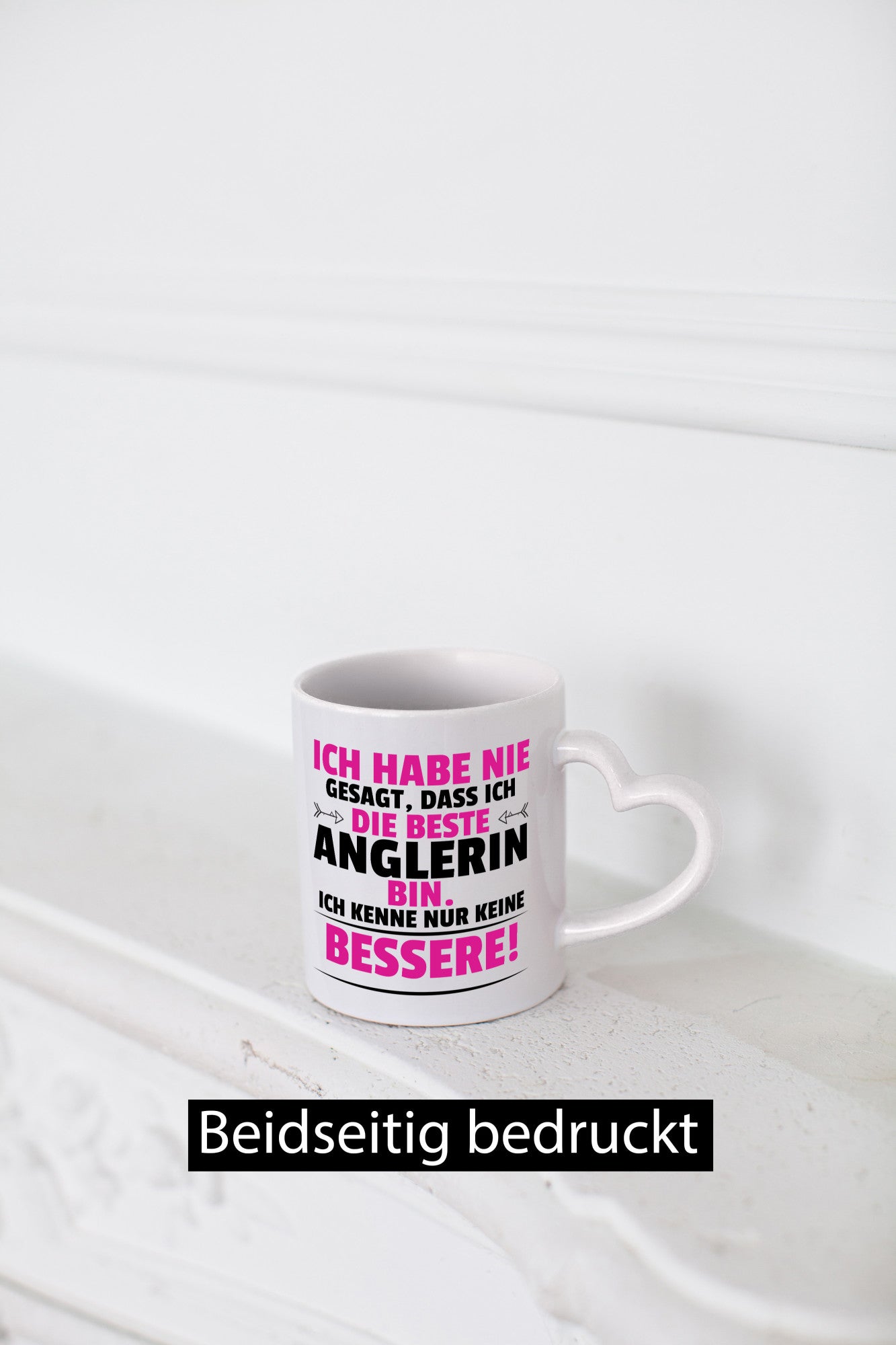 Die Beste Anglerin | Angeln Fischerin Geschenkidee Humor Tasse