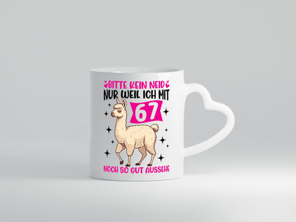 67. Geburtstag | 67 Jahre Lama gut aussehen lustiger Spruch Geschenk