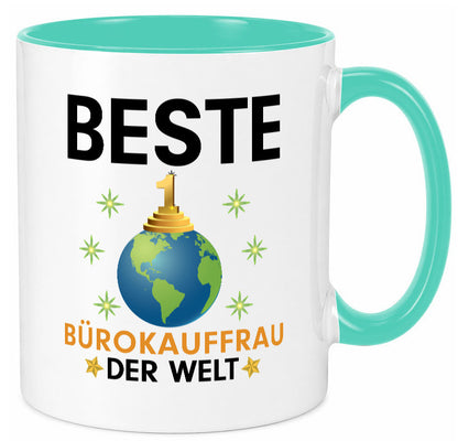 Welt Beste Bürokauffrau | Kauffrau Geschenk Arbeit Kollegen Büro lustiger