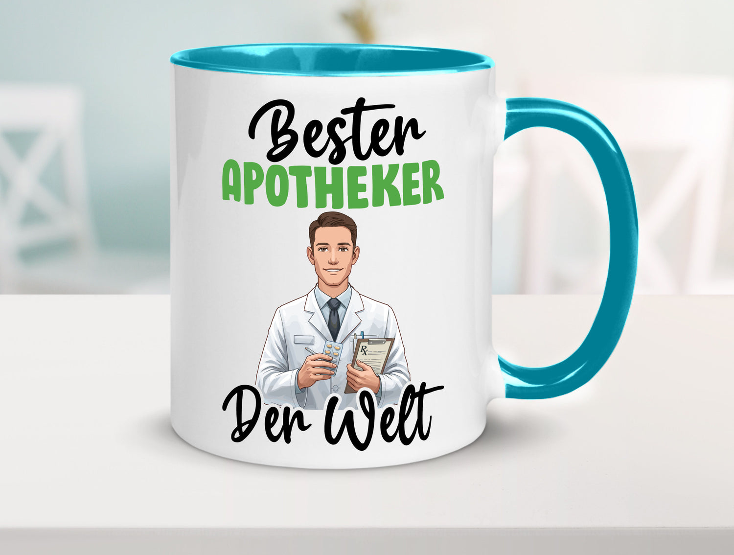 Bester Apotheker | Apotheke Pharmazie v2 Humor Geschenkidee Tasse