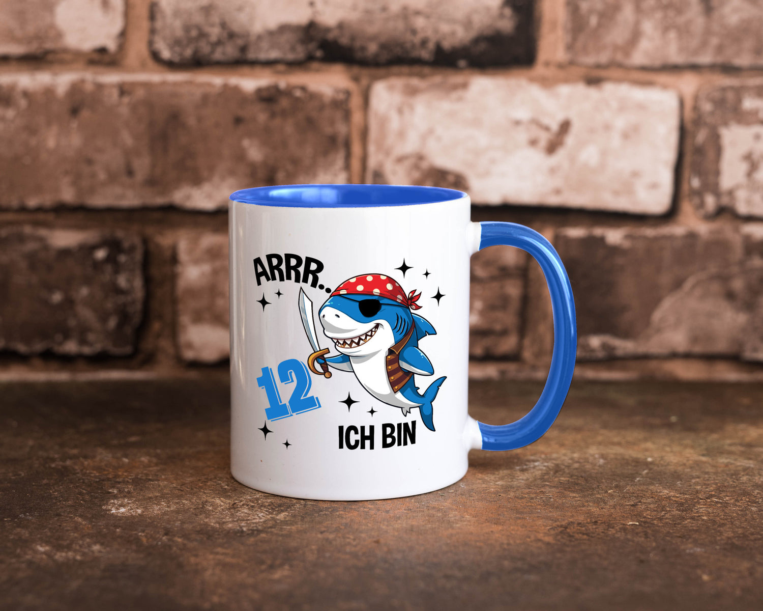 12. Geburtstag | 12 Jahre Arr Pirat Hai Piraten Geschenk Geschenkidee lustiger