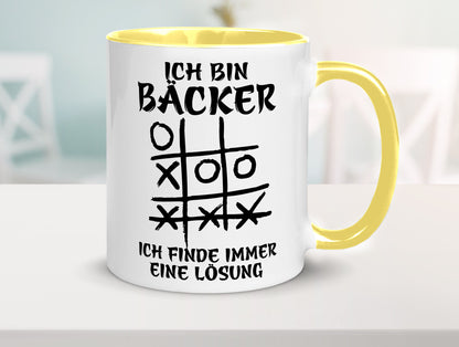 Ich bin Bäcker finde immer eine Lösung | Meister lustig Humor Geschenkidee