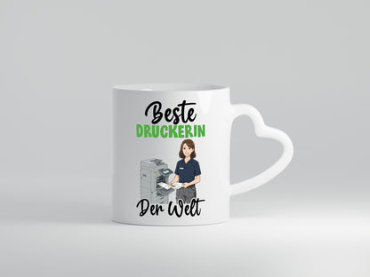 Beste Druckerin | Druckerei Print Medien v2 lustig Humor Geschenkidee Geschenk