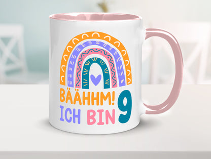 9. Geburtstag | 9 Jahre Regenbogen Bääm Mädchen Geschenk Geschenkidee lustiger
