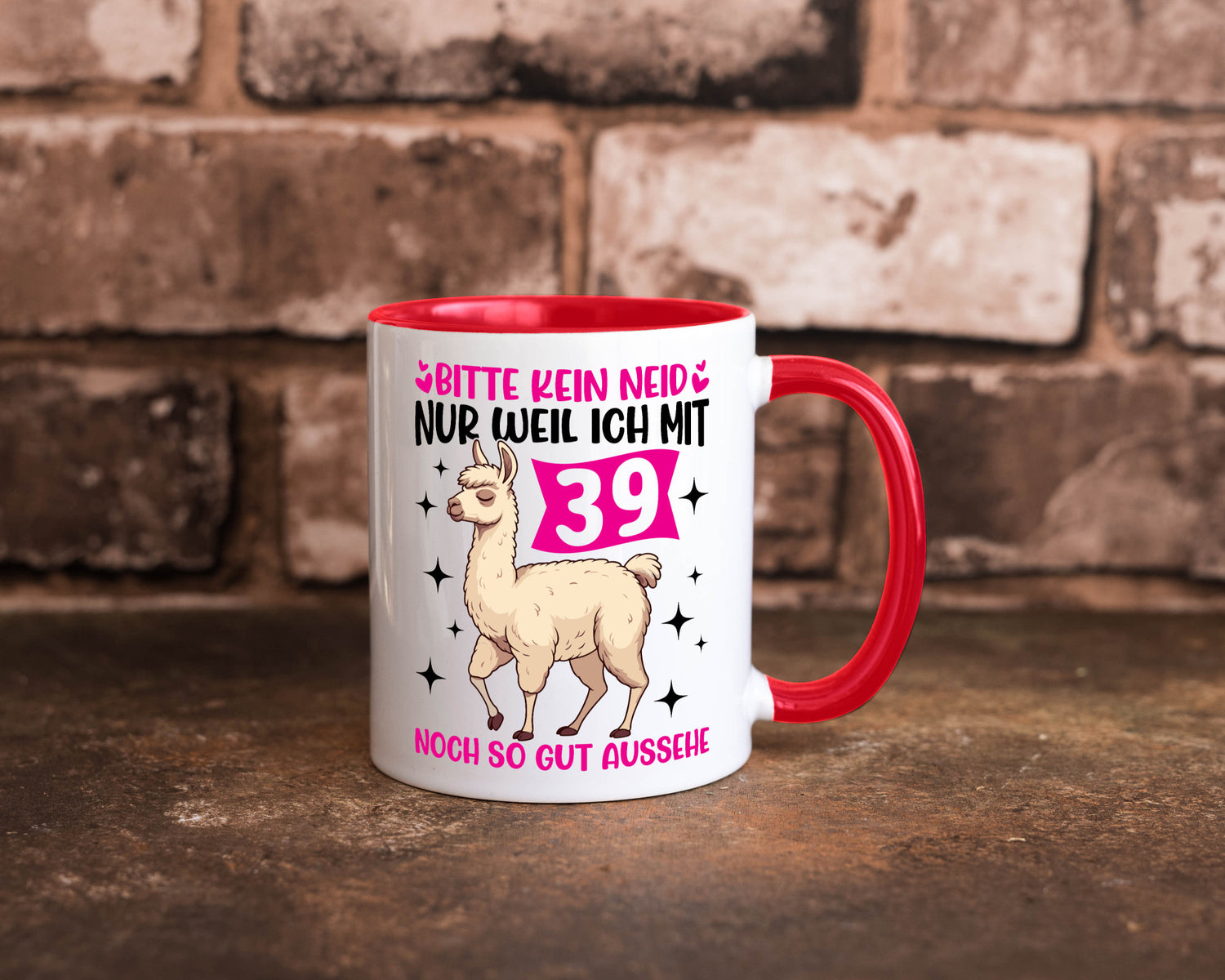 39. Geburtstag | 39 Jahre Lama gut aussehen Geschenk Geschenkidee lustiger