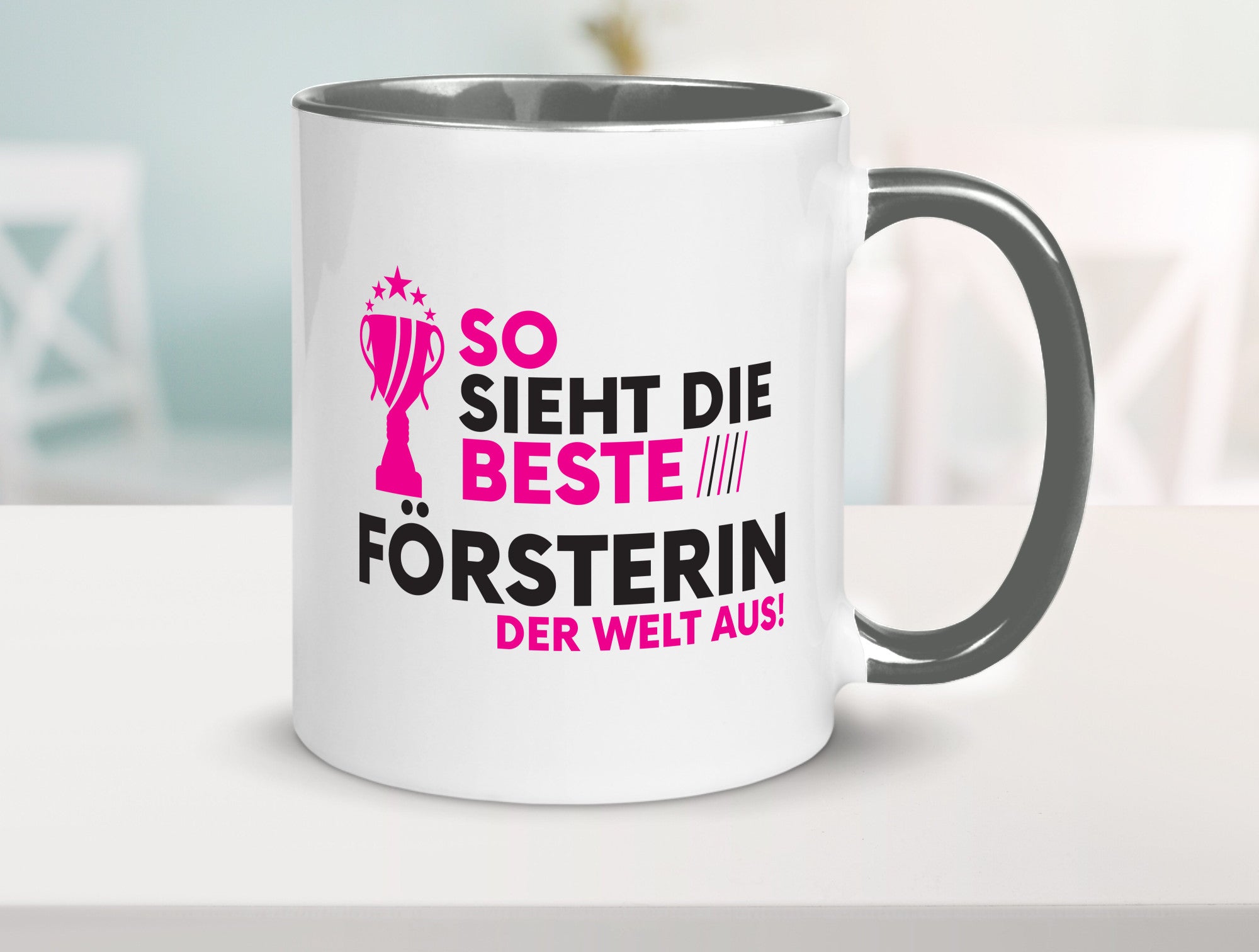 Die Weltbeste Försterin | Forst Arbeit Humor Kollegen Büro Geschenkidee Tasse