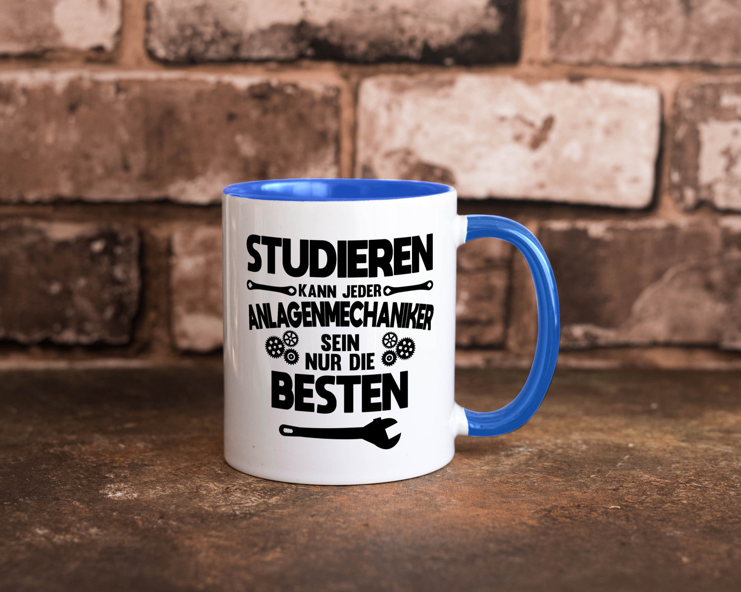 Nur die besten werden Anlagenmechaniker Humor Geschenkidee Tasse